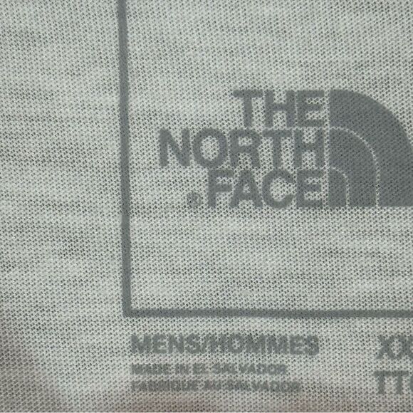The North Face White Tee with Red and Blue Graphic - Picture 2 of 6